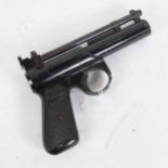 A Vintage Webley air pistol