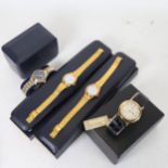 A Citizen quartz wristwatch, working, boxed, and 3 Avia quartz wristwatches, boxed and working