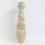 Antique Chinese glazed ceramic storage urn, late Song to Yuan Dynasty (circa 13th century), with