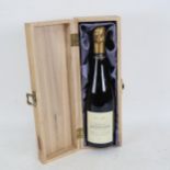 A bottle of Cuvee No. 731 Champagne Jacquesson, in Aston Martin box