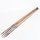 A group of 4 Indian arrows, 23cm approx