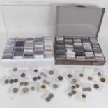 2 cases of sleeves of international coins