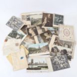 3 x 19th century handwritten letters, with Penny Red and Penny Black postage stamps, and various