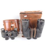 Pair of Bausch & Lomb 6x30 military binoculars, and pair of Second World War Period Canadian 7x50