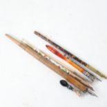 Dip pens, agate seals etc (7)