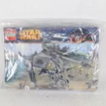LEGO Star Wars 75043 AT-AP assembly toy, with instruction manual
