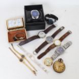 A collection of wristwatches, to include Rotary, Ben Sherman, Tissot Seastar, lady's Accurist