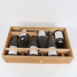 5 bottles of 1998 La Grande Cuvee Poulilly-Fume, and a bottle of Chablis