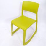 Barber Osgerby for Vitra, a yellow Tipton chair, with maker's labels and moulded maker's marks Good,