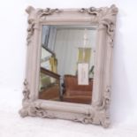A modern French style wall mirror, by Jeff Banks Pour La Maison, W46cm, H56cm