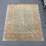 A Hill & Company cream ground Persian design carpet, 303cm x 248cm Carpet is in good overall