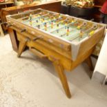 A Vintage French table football game, Bussoz, 79 Rue de Clignancoupt Paris 18, L151cm