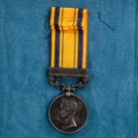 South Africa Campaign medal with 1877-8-9 bar, awarded to 1856 Pte Thomas Hicks, 1st Battalion