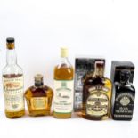 4 bottles of Whisky, Black Mountain - Welsh Whisky 50cl 30%, Chivas Regal 12 Yr old blended 50cl