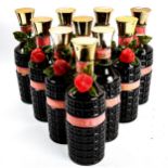 10 bottles of Cremidea Fragola, Italian wild strawberry liqueur circa 1970s', 18% vol, 68cl.
