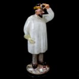 A Murano handmade coloured glass figure of a surgeon, height 20cm