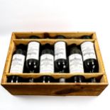 12 bottles of Chateau Lafon-Rochet 1970, 4th growth, Saint-Estephe, in original wooden box.