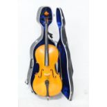 English cello by Kenneth Grimley, Southport, and James Randell Foster, Chorley, dated 1987, two