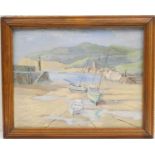 James Everett Kessell (1915-78), Low tide, St. Ives, oil on canvas board, signed, inscribed verso,