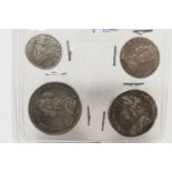 George II Maundy Money, 1731 (VF) and 1732 (EF) (2)