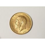 George V half sovereign, 1912 (EF), weight approx. 4g