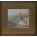 Frank Reynolds (1876-1953), Little Nell, illustration to The Old Curiosity Shop, watercolour, signed