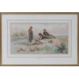 Fanny Mearns (fl. 1870-1888), Sailing Time, watercolour, signed, titled to a Jays Fine Art