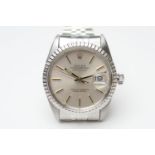 Rolex Oyster Perpetual Datejust gent's stainless steel wristwatch, circa 1983, serial no. 74*****,