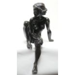 Tom Greenshields (1915-1994), 'Pip', bronzed resin sculpture, signed limited edition, numbered 194/