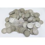 Bullion coins comprising approx. 144 half crowns, 1920-46, gross weight approx. 2kg