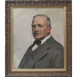 Frank Thomas Copnall (1870-1949), Portrait of a gentleman sporting a monocle, quarter length, signed
