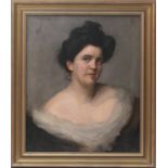 Frank Thomas Copnall (1870-1949), Portrait of a lady, quarter length, signed oil on canvas, 60cm x