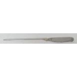 Mappin & Webb silver gentleman's desk companion, Sheffield 1956, being a paper knife with engine