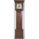 James Eastburn (Bradford circa early 18th Century), oak and mahogany eight day longcase clock,