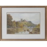 Thomas Pyne (1843-1935), View of Richmond, Yorkshire, watercolour, signed, dated 1910, labelled