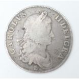 Charles II Crown, 1662 (F-VF)