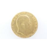 Edward VII sovereign, 1907 (EF), weight approx. 7.9g