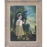 Anna Katrina Zinkeisen (1901-76), St Francis of Assisi as a child, oil on canvas, signed with