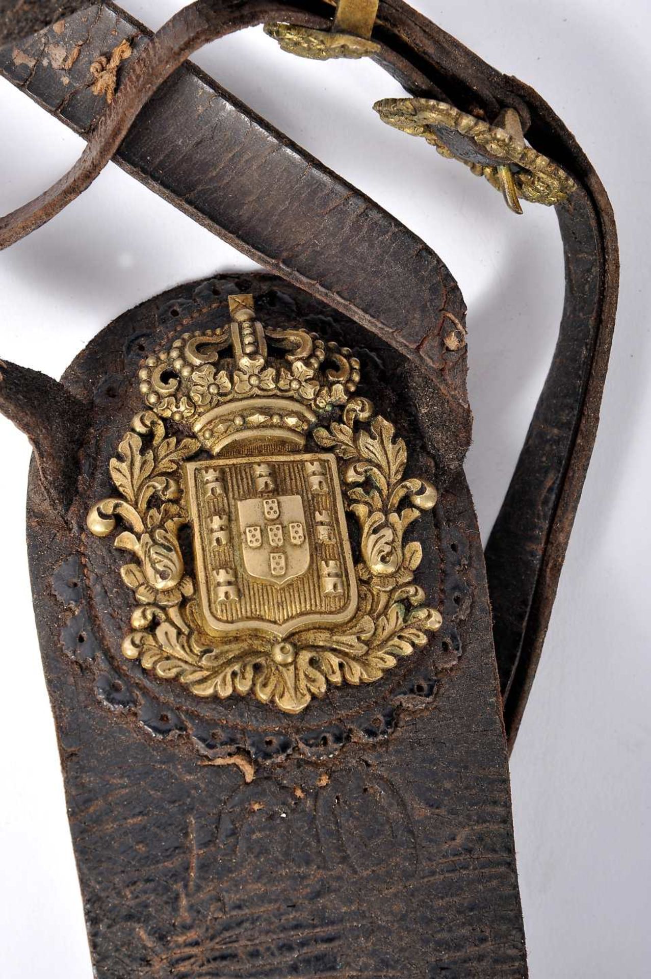 Riding harness set for army general officer, 1852 model of the Royal House and pair of spurs - Image 5 of 5
