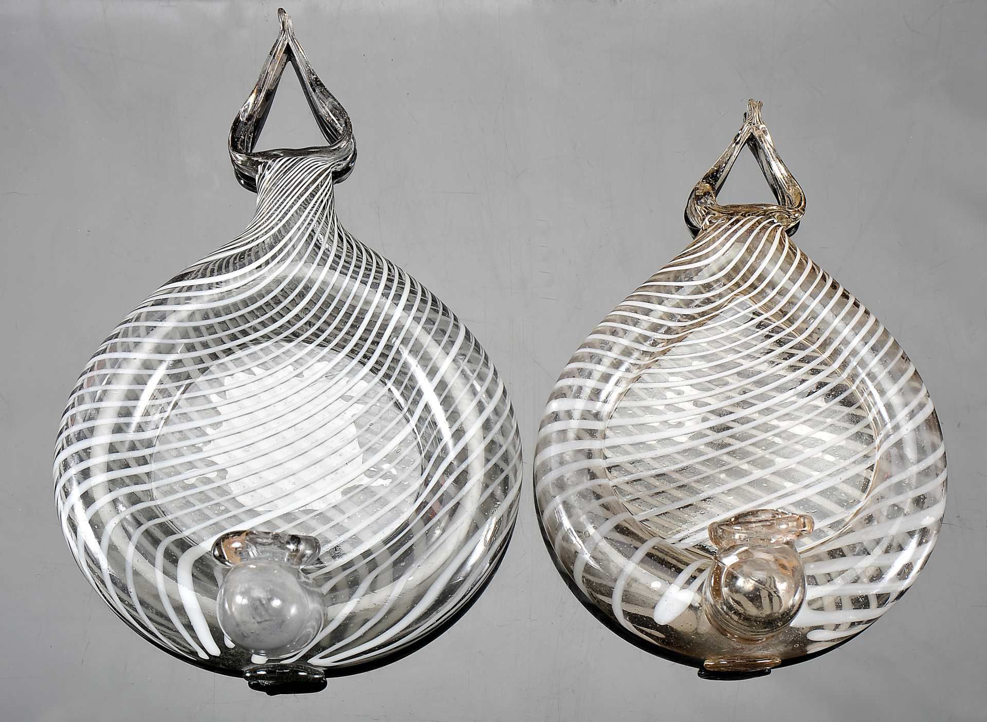 Two suspension lamps