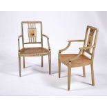 A pair of armchairs - Pillement model