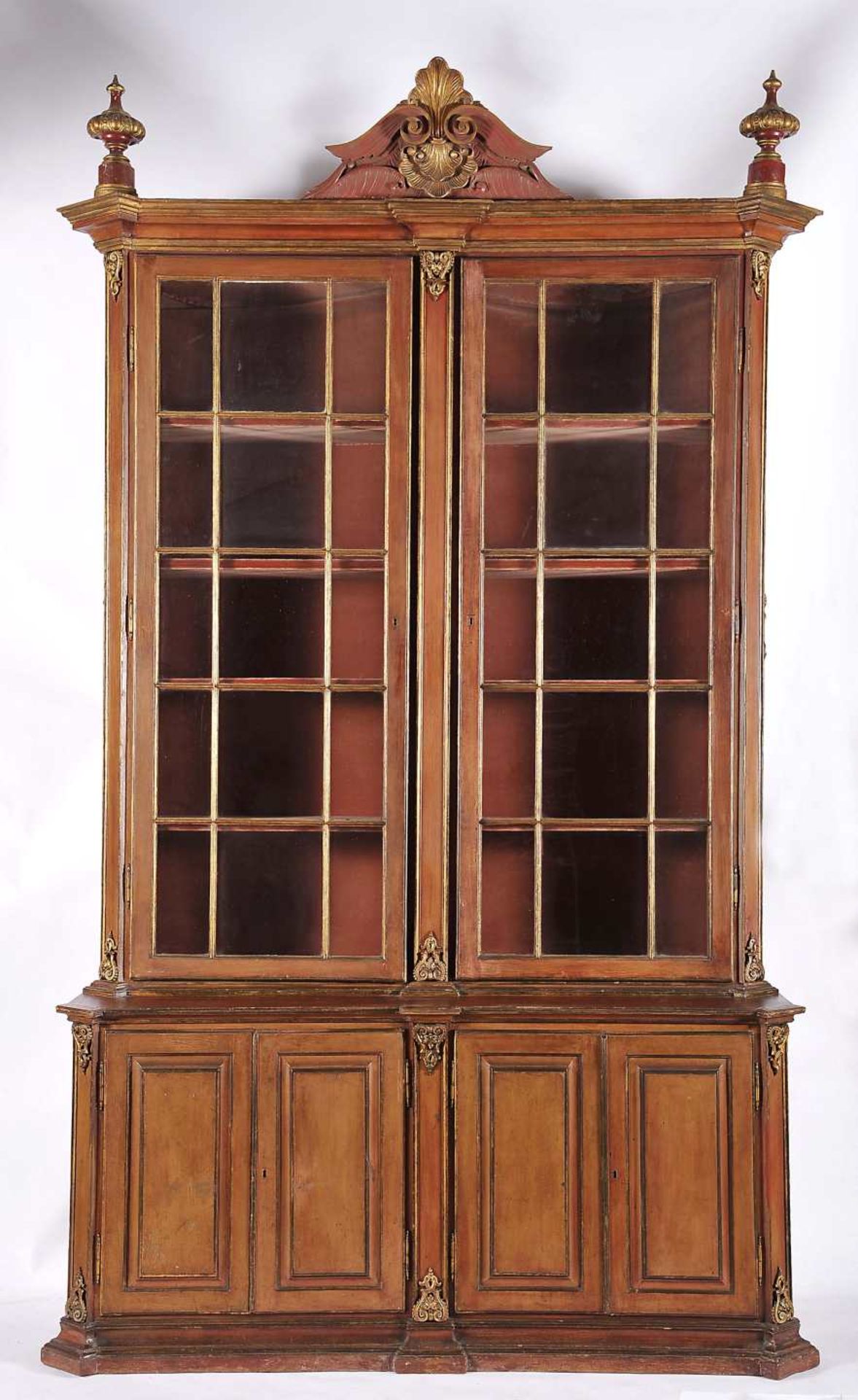 A bookcase cabinet
