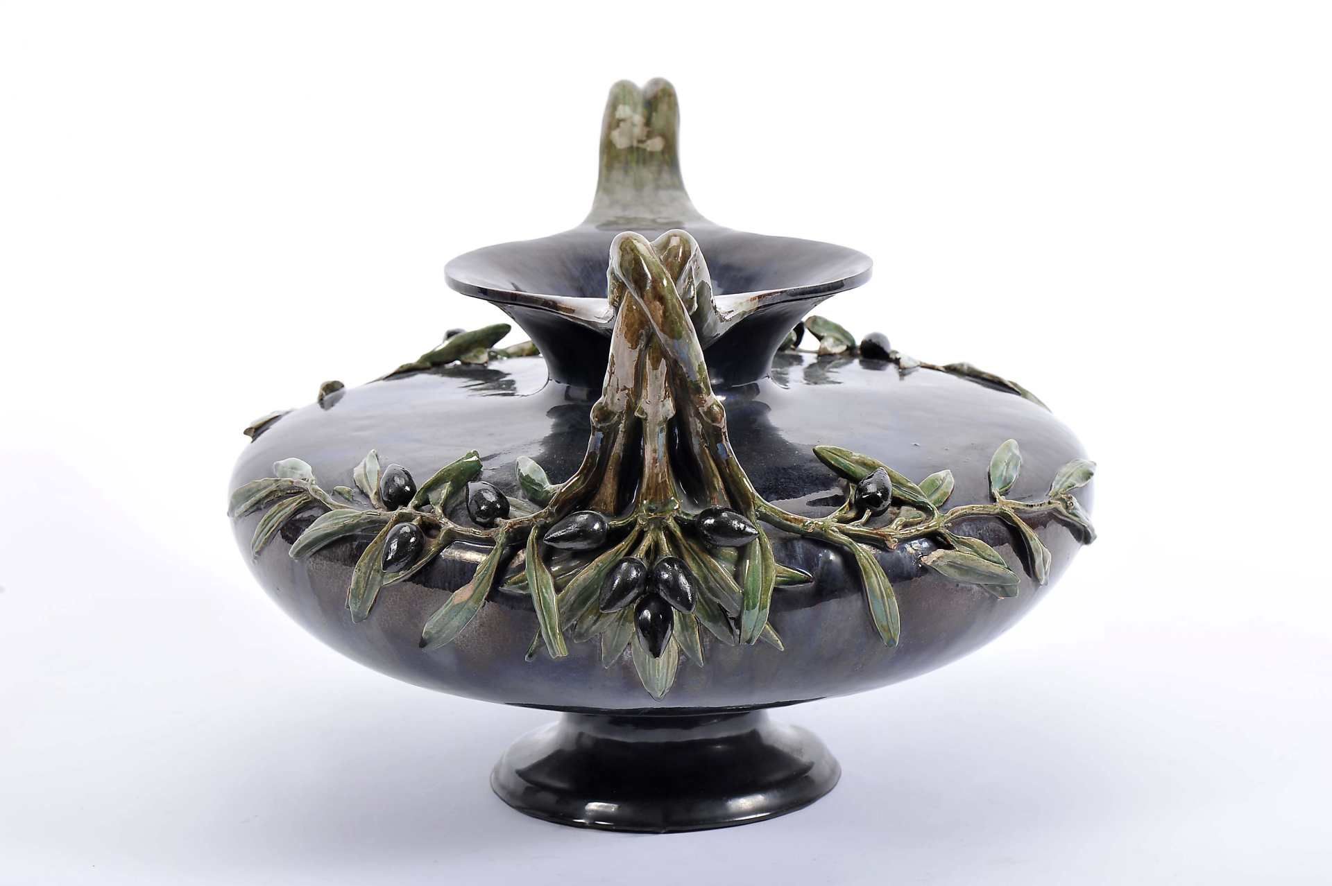 A large "olives" vase - Image 3 of 4