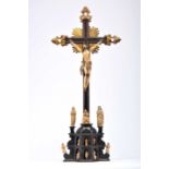 The Calvary - "Crucified Christ, Our Lady, St. John, St. Mary Magdalene, six Steps of the Passion of