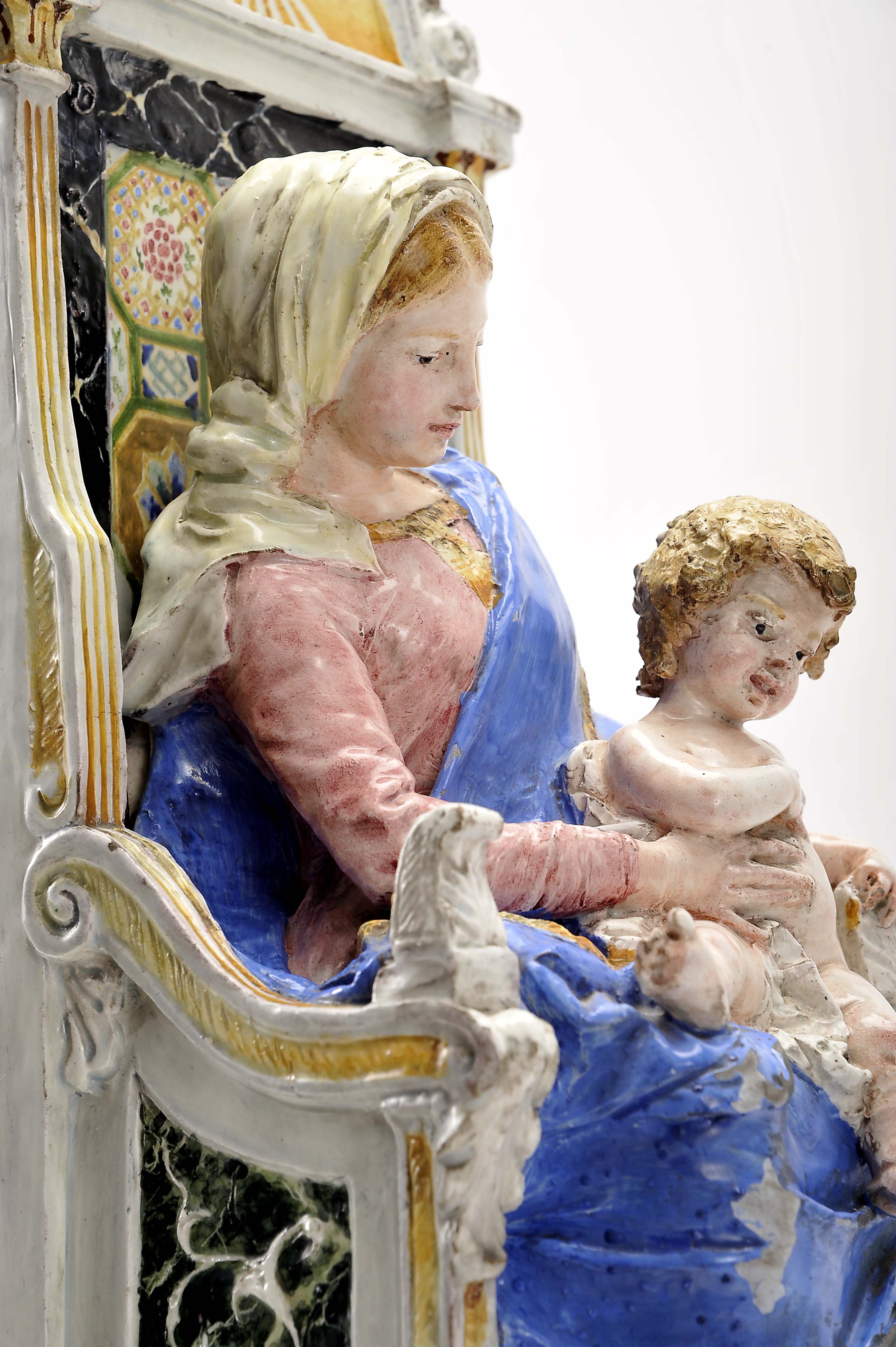 Our Lady in Majesty with the Child Jesus - Image 5 of 5