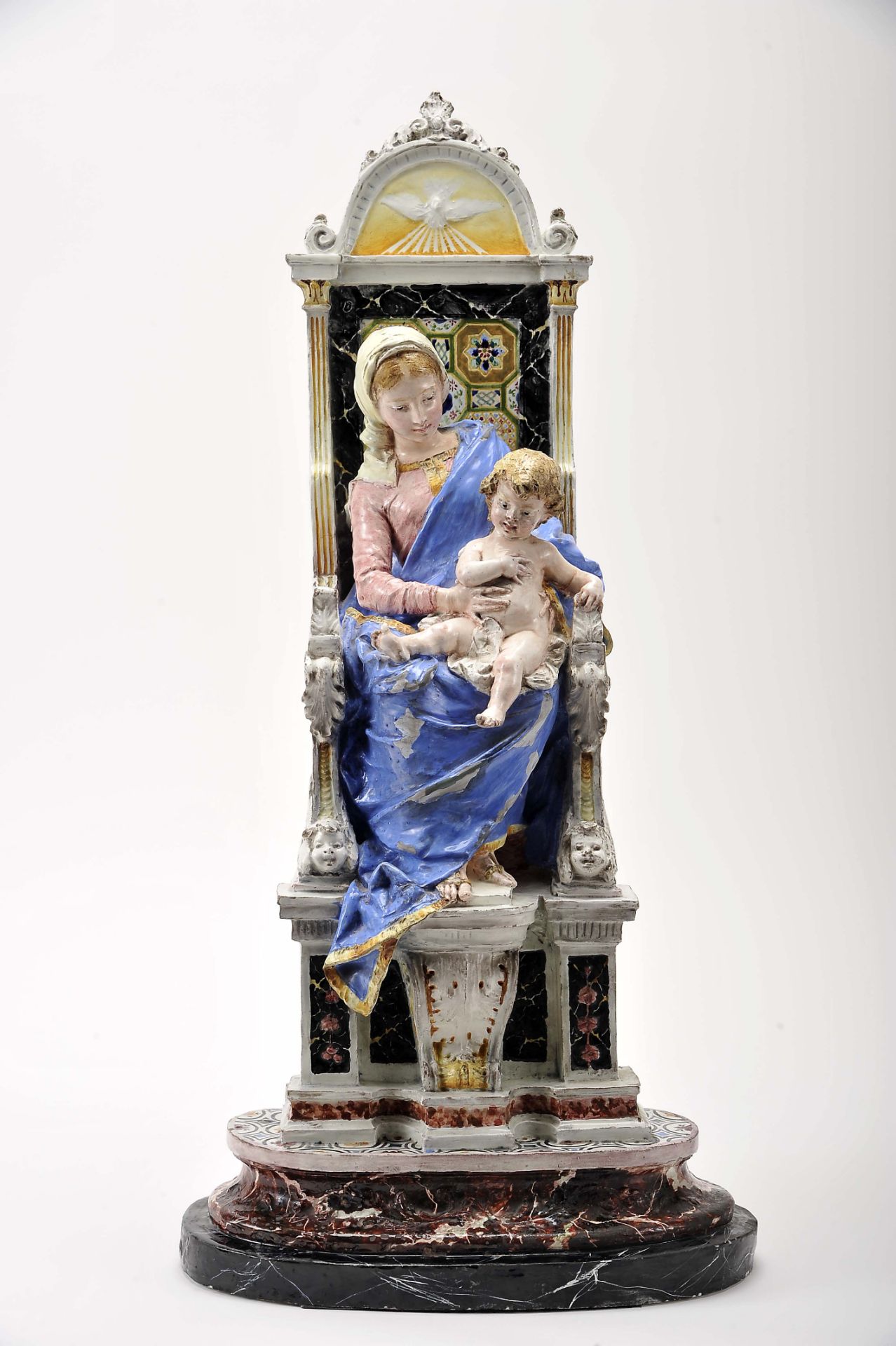 Our Lady in Majesty with the Child Jesus - Image 3 of 5