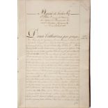 MANUSCRITO.- CASA DO INFANTADO.- Copiador de documentos.- Século XIX (depois de 12 de Abril de 1826)