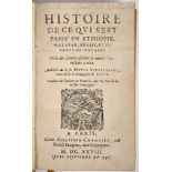 HISTOIRE | DE CE QVI S’EST | PASSÉ EN ETHIOPIE, MALABAR, BRASIL, ET LES | INDES ORIENTALES. | Tirée