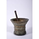 Mortar with large pestle