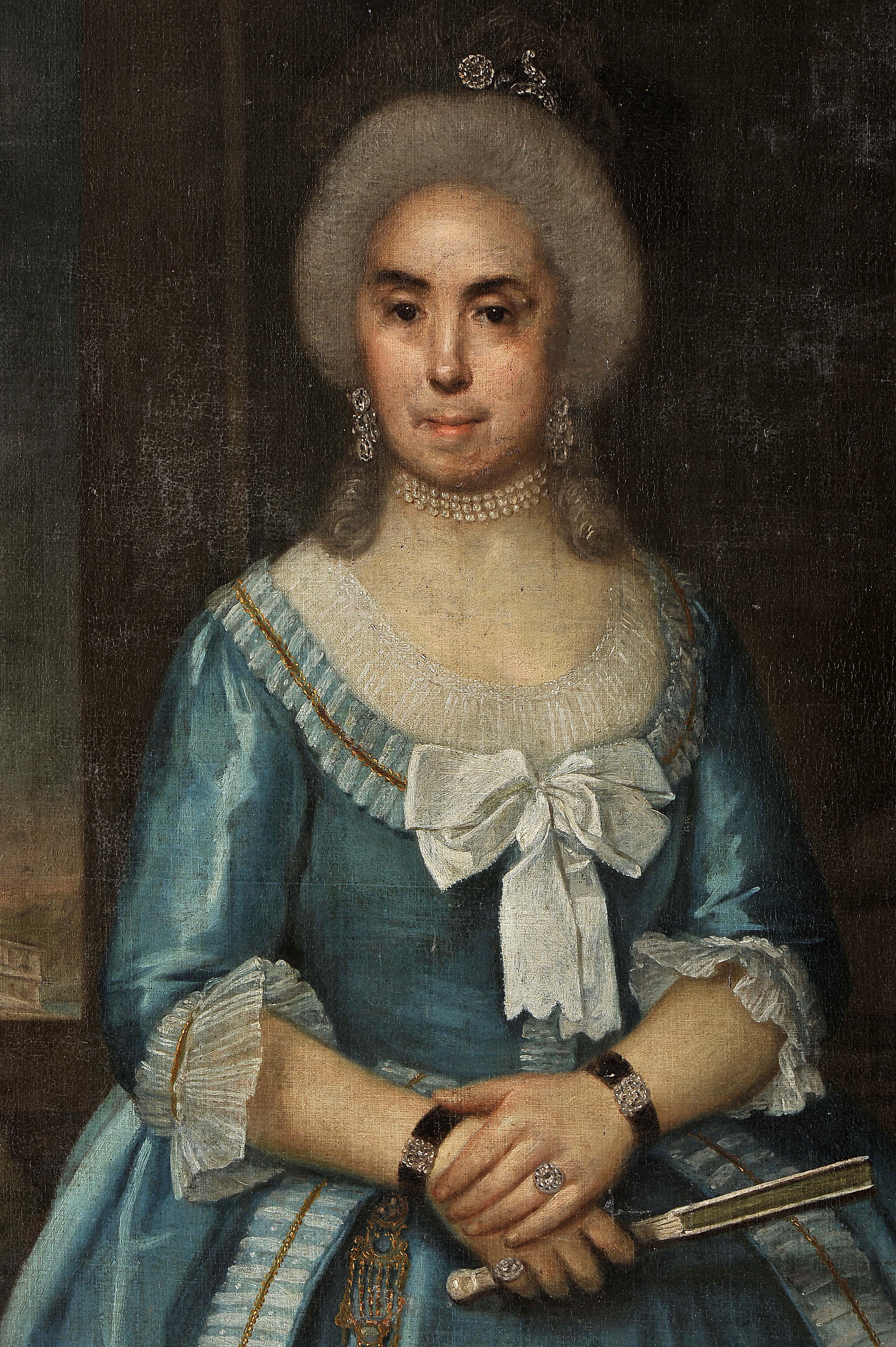 Portrait of D. Maria de Beça Ferraz - Image 6 of 8